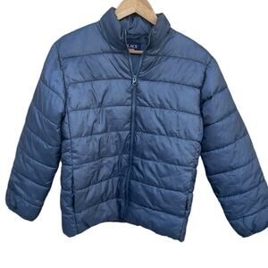Childrens Place gray puffer coat jacket size XL 14